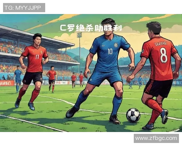 足球巨星C罗插画作品展现他的激情与风采，感受绿茵场上的传奇魅力