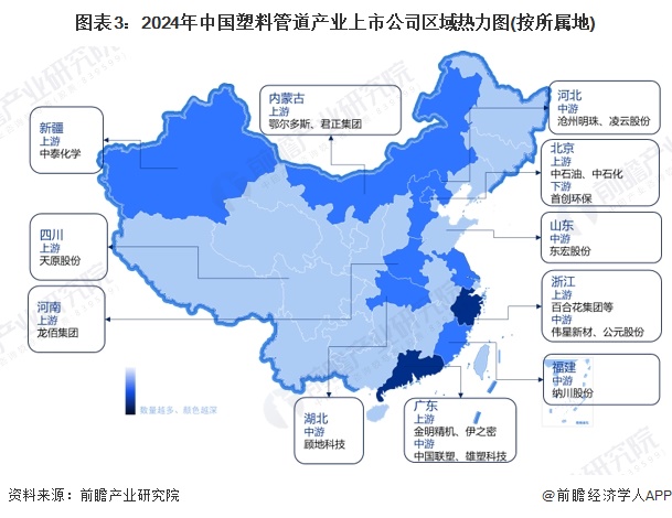 【干货】2024年中国塑料管道行业产业链现状及市场竞争格局分析广东和浙江产业布局较好完美体育(图4)