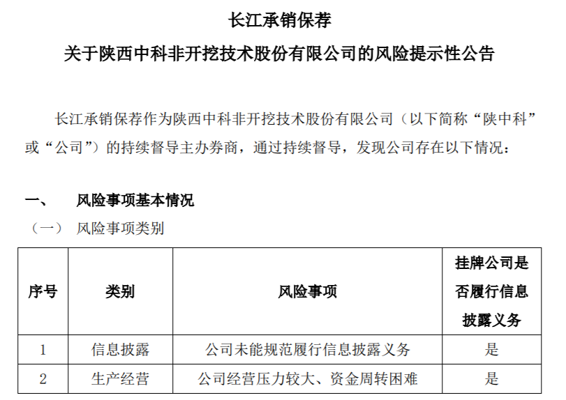 陕中科经营压力较大、资金周转困难完美体育网站(图1)