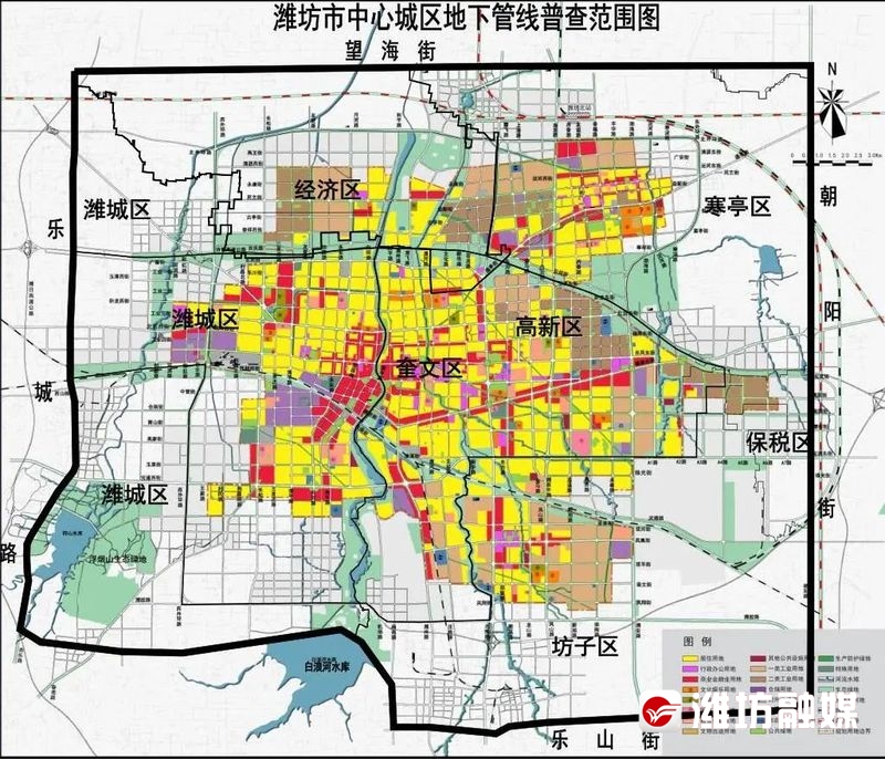 完美体育网站你知道吗？潍坊城区地下管线长度≈半个赤道(图1)